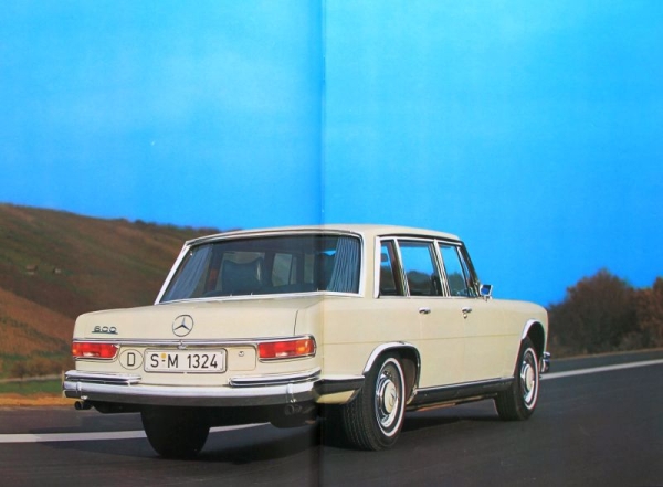 Mercedes-Benz 600 Modelprogram 1971 Carbrochure (0935)